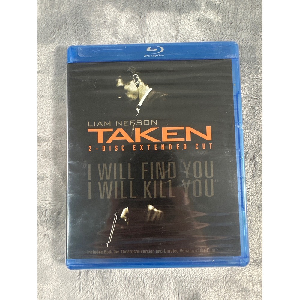 Taken Blu-ray 2-Disc Extended Cut Liam Neeson Unrated Theatrical New Sealed